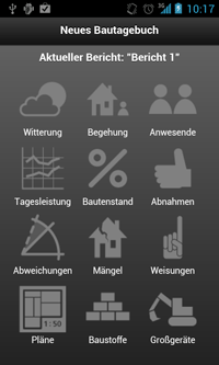 Bautagebuch mobile