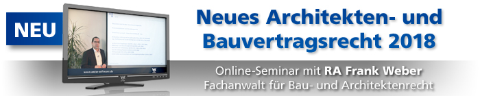 Architektenrecht 2018